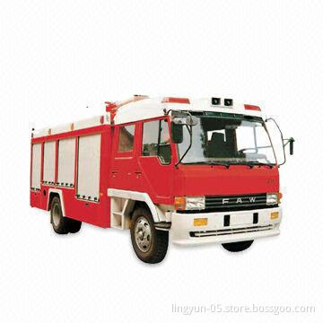 Fire Truck, Uses Five-Ton Foam or Water, with Maximum Power of 132kW